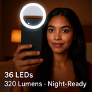 Selfie Ring Light Clip for Phones and Tablets - Portable by LJGDeals