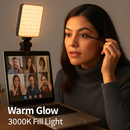 Selfie Clip-On Light with 3 Modes, 10 Brightness Levels by LJGDeals