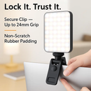 Selfie Clip-On Light with 3 Modes, 10 Brightness Levels by LJGDeals