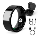 Smart Ring Health Tracker Fitness/Sleep/Stress/HRV Tracker with Charging Case Magnetic Charging Cable for Women & Men Compatible with iOS & Android 7- by LJGDeals