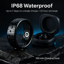 Smart Ring Health Tracker Fitness/Sleep/Stress/HRV Tracker with Charging Case Magnetic Charging Cable for Women & Men Compatible with iOS & Android 7- by LJGDeals