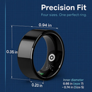 Smart Ring Health Tracker Fitness/Sleep/Stress/HRV Tracker with Charging Case Magnetic Charging Cable for Women & Men Compatible with iOS & Android 7- by LJGDeals