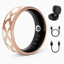 Smart Ring Health Tracker Fitness/Sleep/Stress/HRV Tracker with Charging Case Magnetic Charging Cable for Women & Men Compatible with iOS & Android 7- by LJGDeals