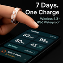 Smart Ring Health Tracker Fitness/Sleep/Stress/HRV Tracker with Charging Case Magnetic Charging Cable for Women & Men Compatible with iOS & Android 7- by LJGDeals