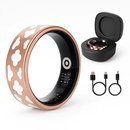 Smart Ring Health Tracker Fitness/Sleep/Stress/HRV Tracker with Charging Case Magnetic Charging Cable for Women & Men Compatible with iOS & Android 7- by LJGDeals