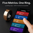 Smart Ring Health Tracker Fitness/Sleep/Stress/HRV Tracker with Charging Case Magnetic Charging Cable for Women & Men Compatible with iOS & Android 7- by LJGDeals