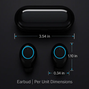 Wireless TWS Earbuds: Crisp Sound, Comfort Fit by LJGDeals