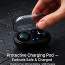 Wireless TWS Earbuds: Crisp Sound, Comfort Fit by LJGDeals