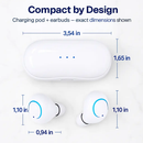 Wireless TWS Earbuds: Crisp Sound, Comfort Fit by LJGDeals