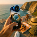 Phone Camera Lens Kit Magnetic 180°Fisheye Lens 0.67xWide Angle 10X Macro Lens for iPhone X /8/7/6s Samsung Galaxy S10/S9 by LJGDeals