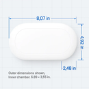 UV Light Phone Sanitizer Box with Wireless Charging by LJGDeals