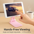 Foldable Desktop Phone Stand with Adjustable Angle by LJGDeals
