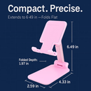 Foldable Desktop Phone Stand with Adjustable Angle by LJGDeals