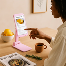 Foldable Desktop Phone Stand with Adjustable Angle by LJGDeals