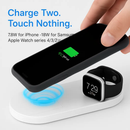 2-in-1 Wireless Charger for Watch and Phone by LJGDeals