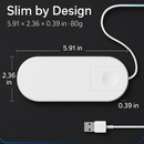 2-in-1 Wireless Charger for Watch and Phone by LJGDeals