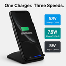 Wireless Charger with Dual Coils - Fast, Case-Friendly Stand by LJGDeals