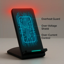 Wireless Charger with Dual Coils - Fast, Case-Friendly Stand by LJGDeals