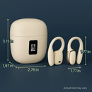 Open Ear Wireless Earbuds with Charging Case by LJGDeals