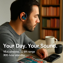 Open Ear Wireless Earbuds with Charging Case by LJGDeals