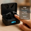 True Wireless Earbuds with Magnetic Charging Dock by LJGDeals