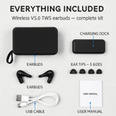 True Wireless Earbuds with Magnetic Charging Dock by LJGDeals