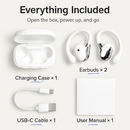 Open Ear Wireless Earbuds with Charging Case by LJGDeals