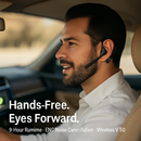 Earpiece ENC Wireless Earbuds for Business & Travel by LJGDeals