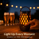 4-in-1 Flame LED Outdoor Speaker with Hook Stake by LJGDeals