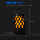 4-in-1 Flame LED Outdoor Speaker with Hook Stake by LJGDeals