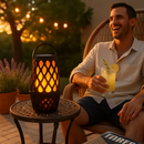 4-in-1 Flame LED Outdoor Speaker with Hook Stake by LJGDeals