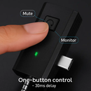 Wireless Clip-On Microphone with 3-in-1 Receiver – 2 Pack by LJGDeals