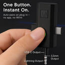 Wireless Clip-On Microphone with 3-in-1 Receiver – 2 Pack by LJGDeals