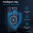 Magnetic Wireless Power Bank with Built-in Cable by LJGDeals