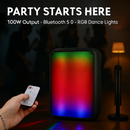 Portable Wireless Party Speaker with RGB Lights by LJGDeals