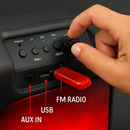 Portable Wireless Party Speaker with 5 Color LED Modes by LJGDeals