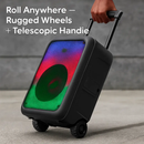 Portable Wireless Party Speaker with 5 Color LED Modes by LJGDeals