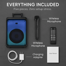 Portable Wireless Party Speaker with 5 Color LED Modes by LJGDeals