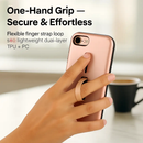 Finger Strap Phone Case with Kickstand for Secure Grip by LJGDeals