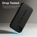 Finger Strap Phone Case with Kickstand for Secure Grip by LJGDeals
