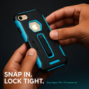 iPhone 8 Case with Kickstand - Green/Black by LJGDeals