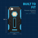 iPhone 8 Case with Kickstand - Green/Black by LJGDeals