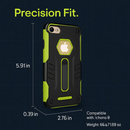 iPhone 8 Case with Kickstand - Green/Black by LJGDeals