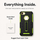 iPhone 8 Case with Kickstand - Green/Black by LJGDeals