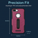 Rugged Case for iPhone 8 Plus - Durable Protection, Grippy by LJGDeals