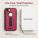 Rugged Case for iPhone 8 Plus - Durable Protection, Grippy by LJGDeals