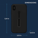 Finger Strap iPhone X Case with Kickstand by LJGDeals