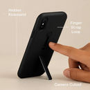 Finger Strap iPhone X Case with Kickstand by LJGDeals