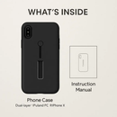 Finger Strap iPhone X Case with Kickstand by LJGDeals