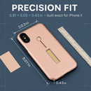 Finger Strap iPhone X Case with Kickstand by LJGDeals
